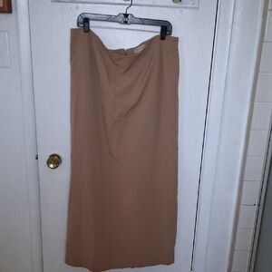 Apostrophe Classic Brown Pencil Skirt